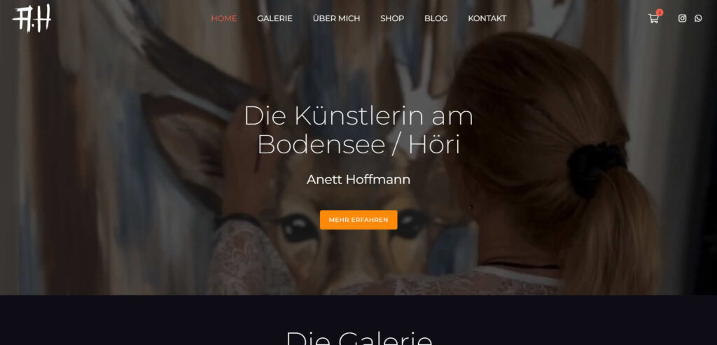 Webdesign Kunst am Bodensee