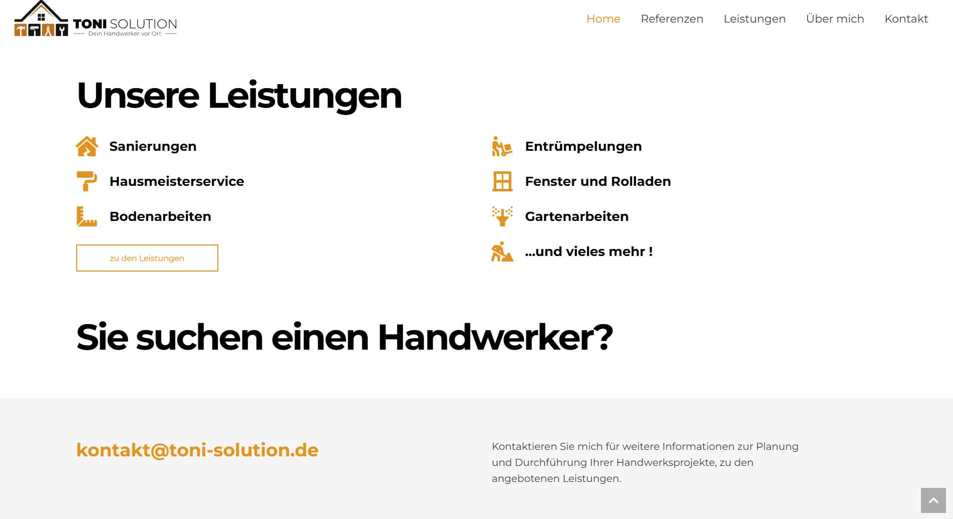Webseite für Handwerker am Bodensee